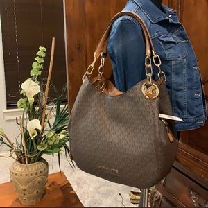 Michael Kors Lillie large chain shoulder tote